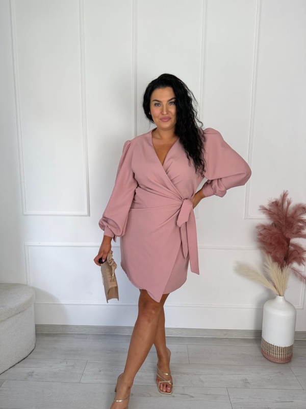 sukienka kopertowa plus size